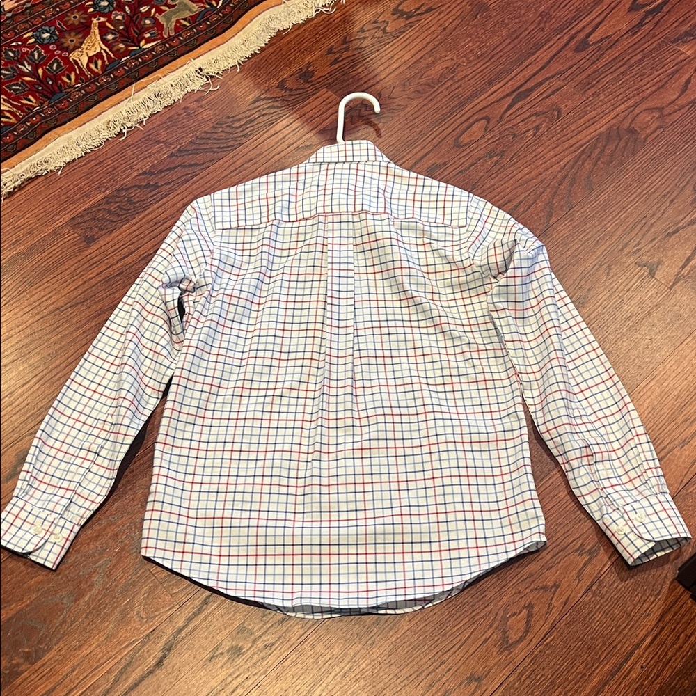 Boys Brooks Brothers Checkered Dress Shirt Size M Non-Iron - Picture 8 of 11